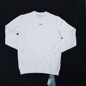 Off-White Men BackandFront Print White SweatShirt